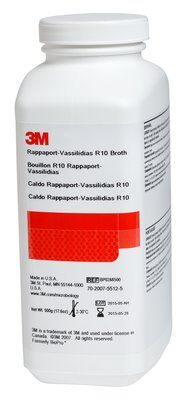 3m? rappaport-vassilidias r10培養(yǎng)基 bp0288500，500 g，1件裝